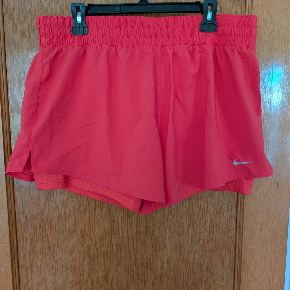 Nike Women's Dri Fit Bright Pink Athletic Shorts